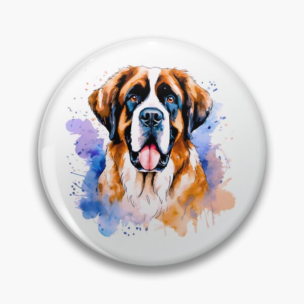 Item preview, Majestic St. Bernard Watercolor designed and sold by Fredster1966.