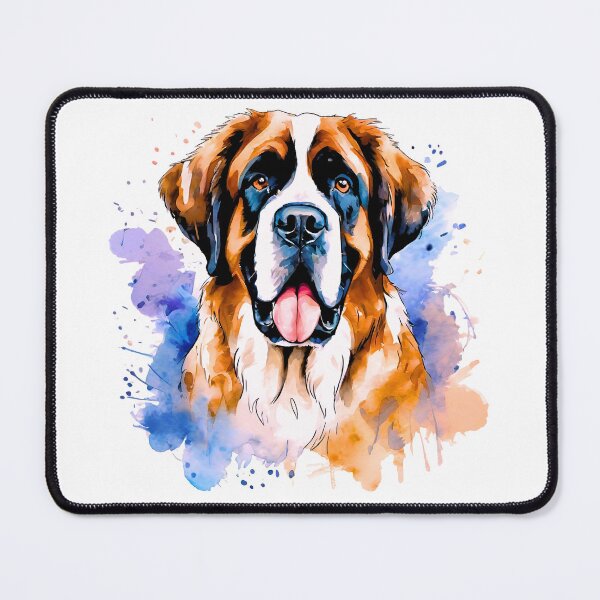 Item preview, Majestic St. Bernard Watercolor designed and sold by Fredster1966.