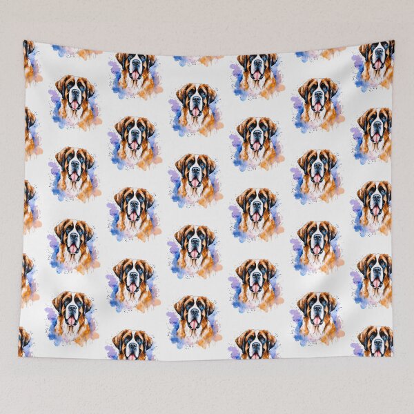 Item preview, Majestic St. Bernard Watercolor designed and sold by Fredster1966.