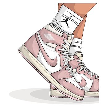 pink aesthetic jordans