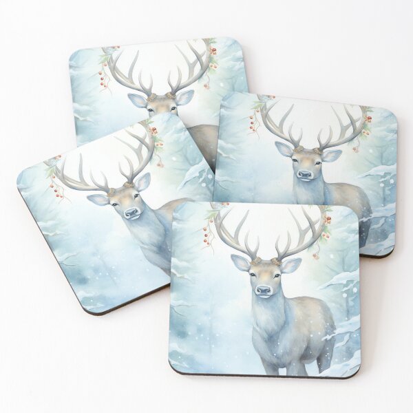 Item preview, Frosty Reindeer Haven designed and sold by cute-animals99.
