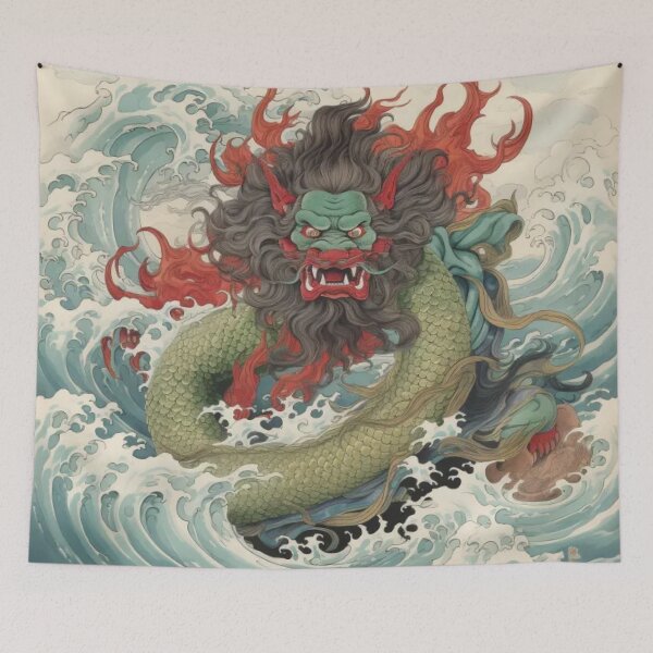 Item preview, Dragon King (Longwang) designed and sold by Bring Back Culture.