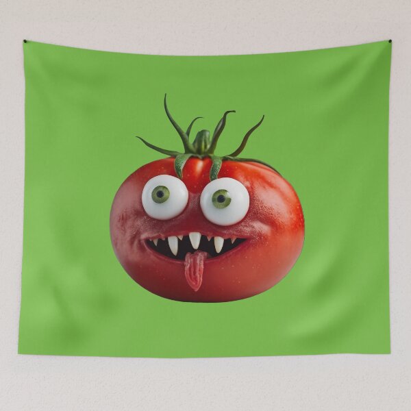 Item preview, Monster Tomato - Licki wants to lick - Tomatoes are a fruit designed and sold by SheepAttack.