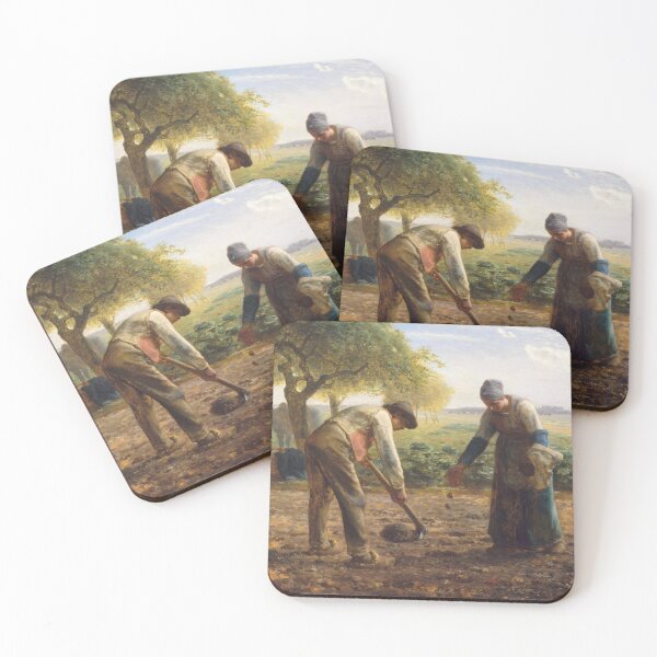 Item preview, Jean - François Millet - Potato Planters designed and sold by Lefteris Betsis.