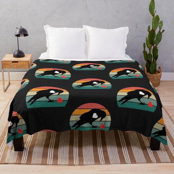 Item preview, Retro sunset and black raven heart eating designed and sold by erozzz.