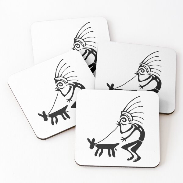 Item preview, Kokopelli doggy black designed and sold by nogamax.