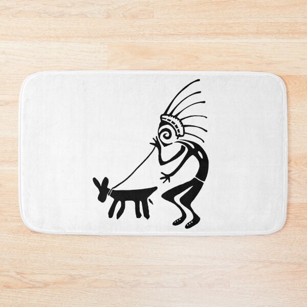 Item preview, Kokopelli doggy black designed and sold by nogamax.