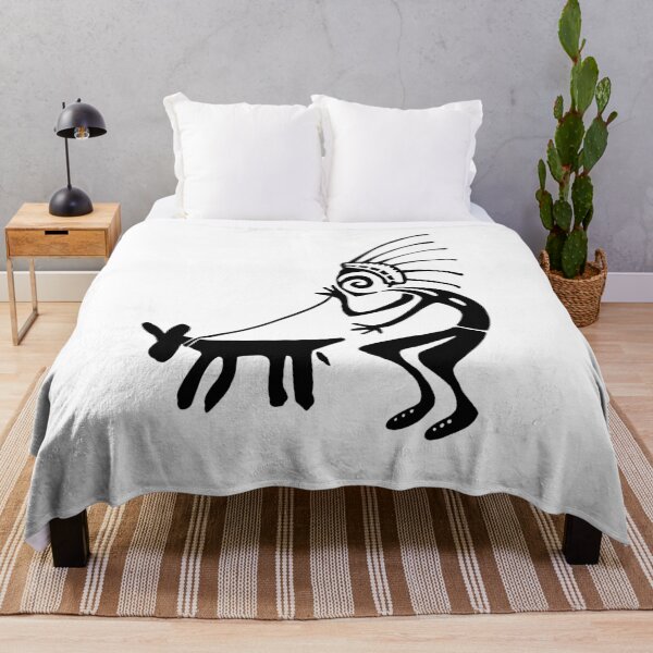 Item preview, Kokopelli doggy black designed and sold by nogamax.