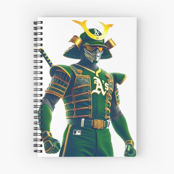 Item preview, Samurai Baseball Superhero Oakland Athletics designed and sold by BaseballGods.