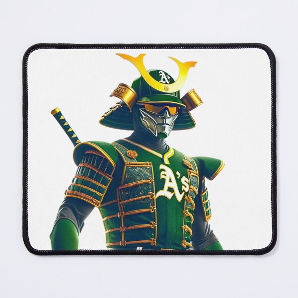 Item preview, Samurai Baseball Superhero Oakland Athletics designed and sold by BaseballGods.