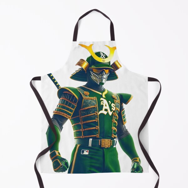 Item preview, Samurai Baseball Superhero Oakland Athletics designed and sold by BaseballGods.