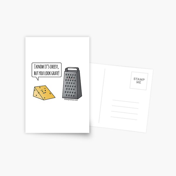 Master Cheese Shredder Postcard for Sale by 84Nerd