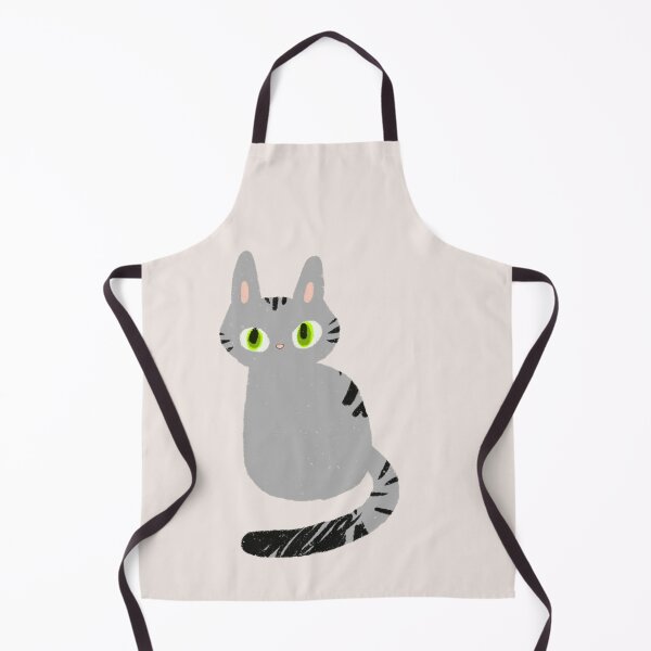 Item preview, Gato artístico (gris) designed and sold by SRabb.