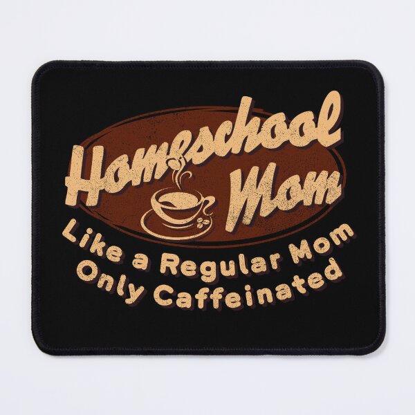 Item preview, Vintage Caffeinated Coffee Culture Homeschool Mom  designed and sold by Angela Bull.