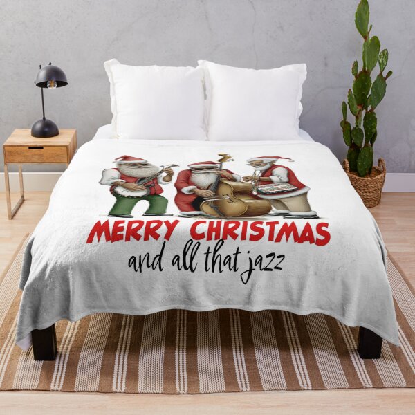 Item preview, Merry Christmas and all that Jazz, Santa jazz trio designed and sold by ThePurpleMelon.