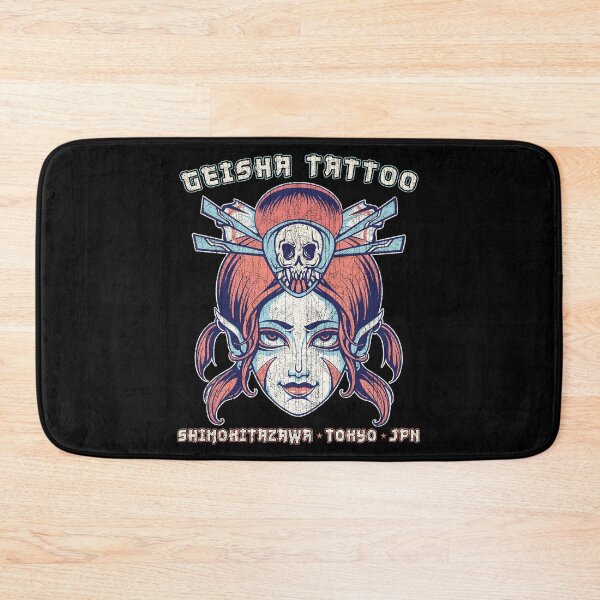 Item preview, Geisha Tattoo, Shimokitazawa, Tokyo Tattoo Studio, Geisha Girl designed and sold by Proverbial Wisdom Design.