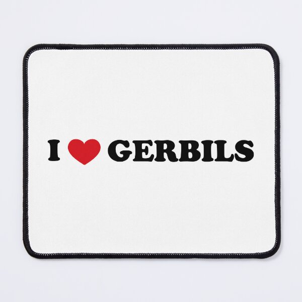 Item preview, Furry Hearts: Gerbil Love Design designed and sold by EmeraldeaArt.