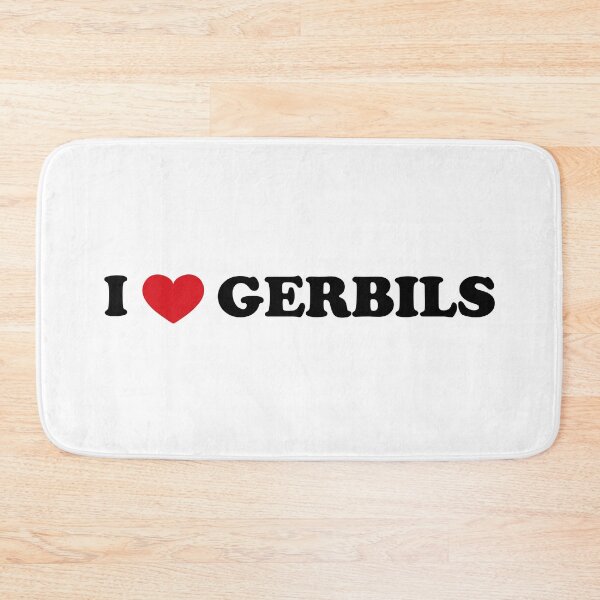 Item preview, Furry Hearts: Gerbil Love Design designed and sold by EmeraldeaArt.