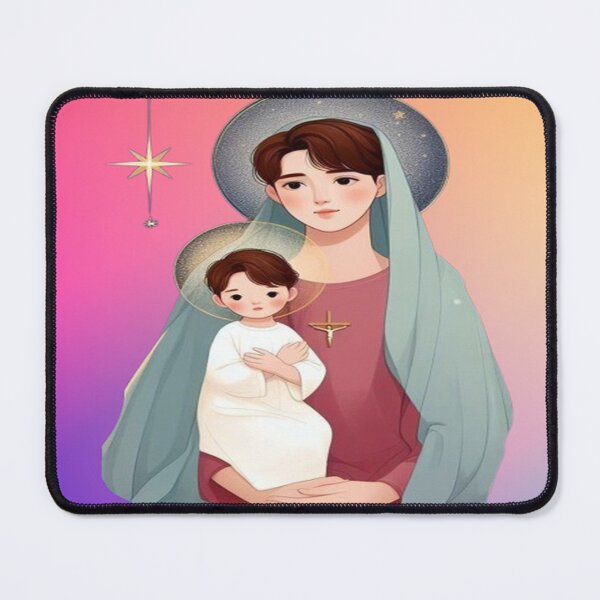 Item preview, Advent Christmas Mother of God with baby Jesus designed and sold by JaroDesign2023.