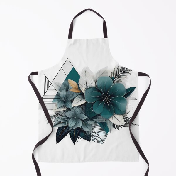 Item preview, Flowers and leaves with geometric shapes designed and sold by CiniAi.