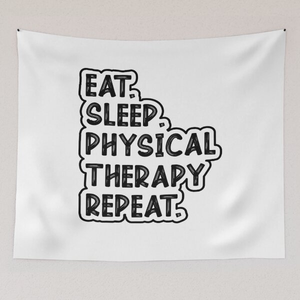 Item preview, Eat Sleep Physical Therapy Repeat, physical therapy, Physical Therapist Gift, PTA Graduation designed and sold by behindthefacts.