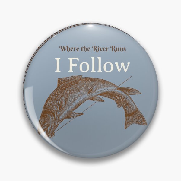 Item preview, Where the River Runs, I Follow designed and sold by TheBrickHouseCo.