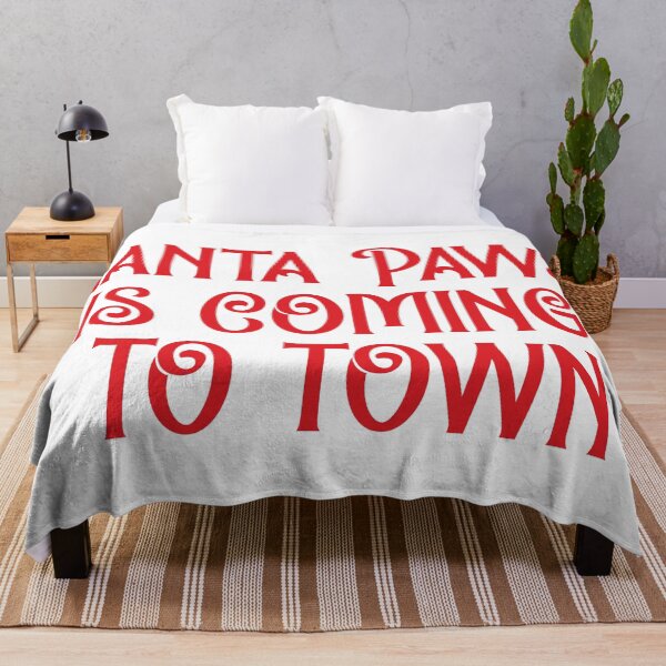 Item preview, Christmas - Santa Paws is Coming to Town designed and sold by hectorgool.