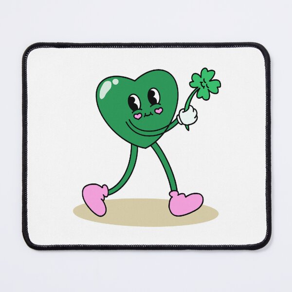 Item preview, Smiling green heart designed and sold by Lily Ryan Stoltz.