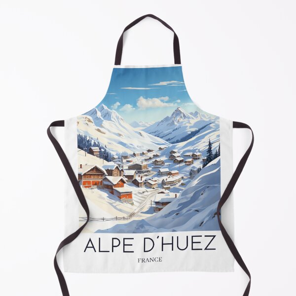 Item preview, A Pop Art Travel Print of Alpe d´Huez - France designed and sold by StudioRedKoala.