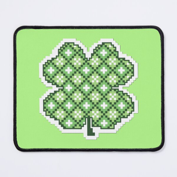 Item preview, Plaid Shamrock- Green Background designed and sold by JessCauseStitch.