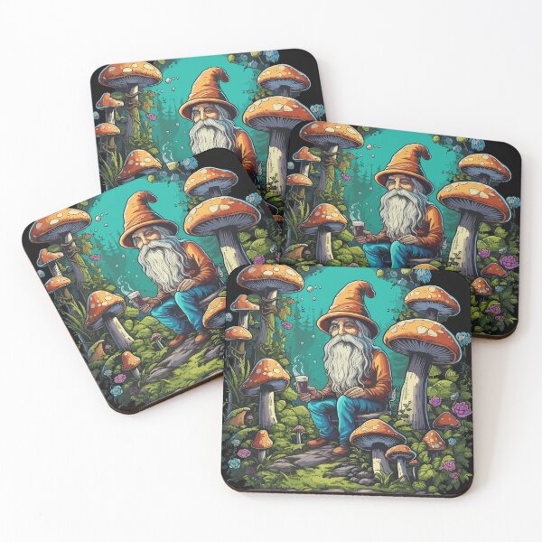 Item preview, Gnome Coffee Lover designed and sold by MushMagicWear.