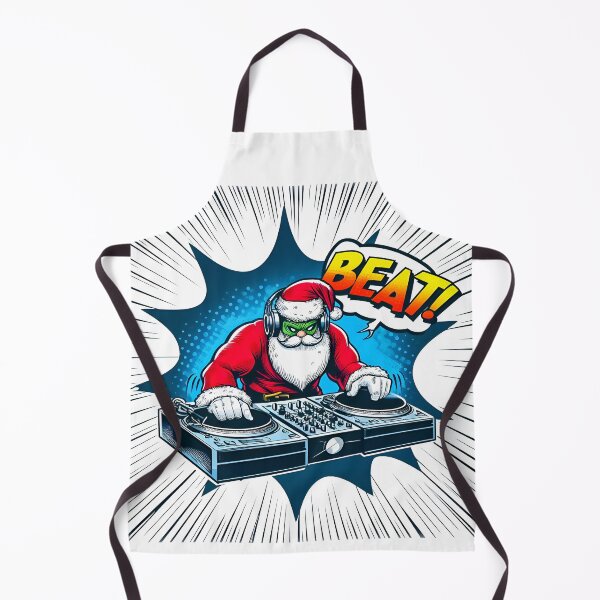 Item preview, Festive Santa Cluas DJ Funny Christmas t shirt designed and sold by SideKickCreates.