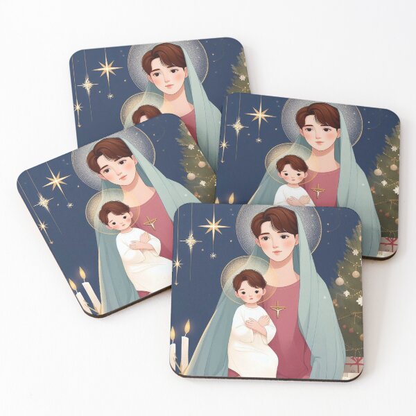 Item preview, Advent Christmas Mother of God with baby Jesus designed and sold by JaroDesign2023.