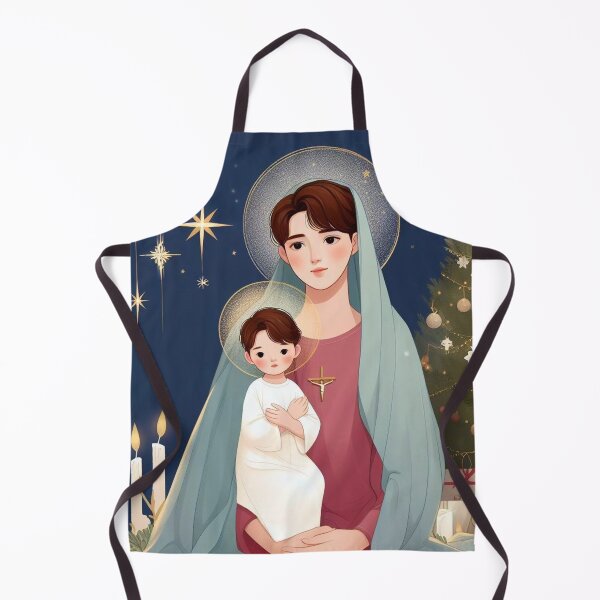 Item preview, Advent Christmas Mother of God with baby Jesus designed and sold by JaroDesign2023.