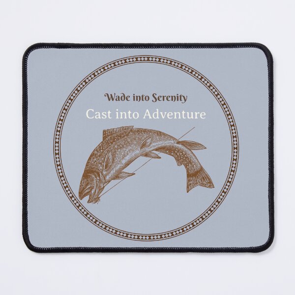 Item preview, Wade Into Serenity Fly Fishing Design designed and sold by TheBrickHouseCo.