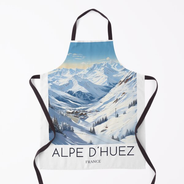 Item preview, A Pop Art Travel Print of Alpe d´Huez - France designed and sold by StudioRedKoala.