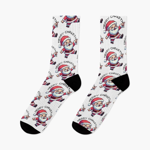 Item preview, Happy Santa, pixel art designed and sold by PexelBoi.