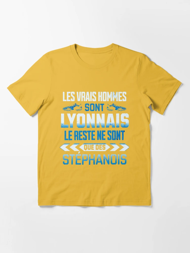 Sweat à Capuche Supporter OL Lyon - Humour Anti Saint-Étienne - Cadeau Foot Lyonnais