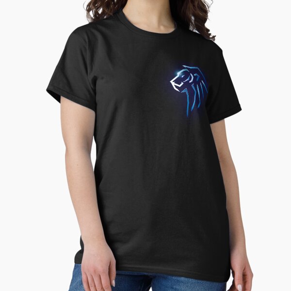 Hooded jacket Blue Lion, Lion, logo large on the left Classic T-Shirt