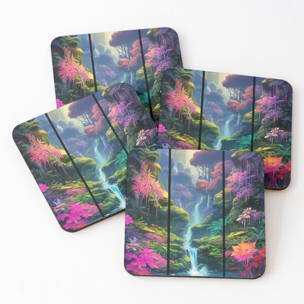 Item preview, Enchanted Rainforest Retreat - Vibrant Parrot and Tropical Flora designed and sold by kawaiidoodlesuk.