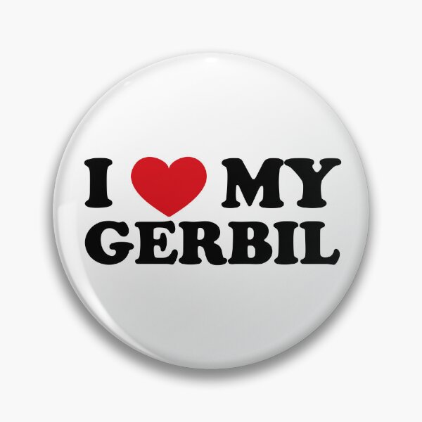 Item preview, Declaration of I Love My Gerbil designed and sold by EmeraldeaArt.