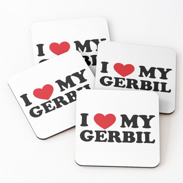 Item preview, Declaration of I Love My Gerbil designed and sold by EmeraldeaArt.