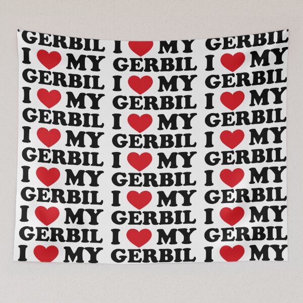 Item preview, Declaration of I Love My Gerbil designed and sold by EmeraldeaArt.