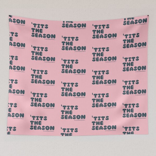 Aperçu de l'œuvre Seins la saison, v4, rose, vert | @lilsboobthangs créée et vendue par lilsboobthangs.