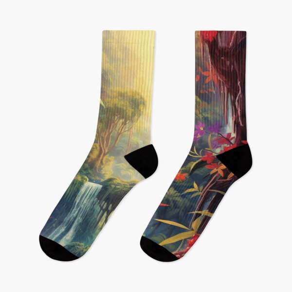 Item preview, Enchanted Rainforest Retreat - Vibrant Parrot and Tropical Flora designed and sold by kawaiidoodlesuk.