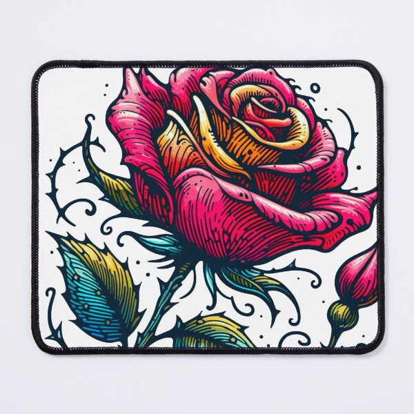 Item preview, Thorny Rose Pin Up Style Art designed and sold by Star-Fragment.