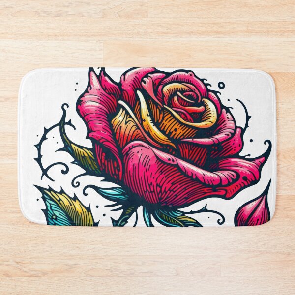 Item preview, Thorny Rose Pin Up Style Art designed and sold by Star-Fragment.