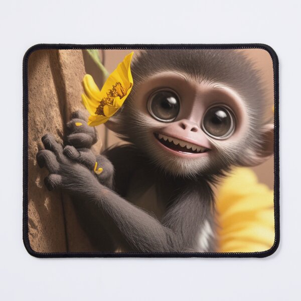 Item preview, Monkey Sunflower, nature, funny, cute, children, animal,  cheerful, fun,forest, designed and sold by Cyber Kids.