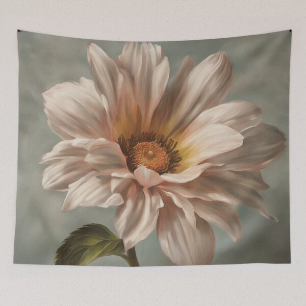 Item preview, Single vintage flower, oil painting designed and sold by Woodoartdesign.