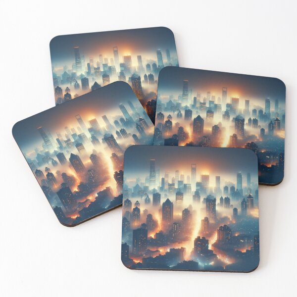 Item preview, City of Blazing Horizons designed and sold by EntchantedHues.